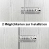 Gate Latch with Combination Lock, [Weatherproof] Spopal 120 mm 4-Digit