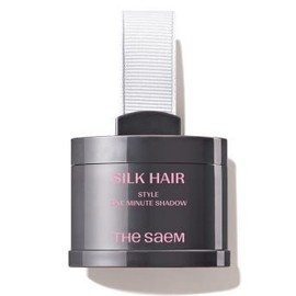 The Saem Silk Hair Style One Minute Cover Shadow Gray Gray Crown 01 Natural Black 1pc / 더샘 실크 헤어 스타일 원미닛 커버 섀도우 정수리 새치 01 내추럴 블랙 1개