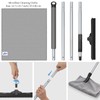 MR.SIGA Pet Hair Removal Rubber Broom with Built in Squeegee,