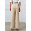 Cicy Bell Womens Side Split Dress Pants Elastic High Waisted