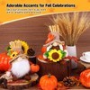 BWFY 2pcs Fall Gnomes Decorations for Home, Thanksgiving Gnomes Plush