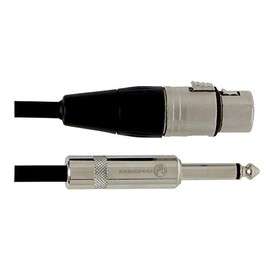 GEWA Pro Line 190585 Microphone Cable 9.5 m Black XLR (f) 6.3 mm Mono Jack