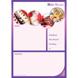 PRICARO Sweet Dreams A5 Recipe Pad (Pack of 3)