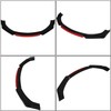 LABLT Universal Car Front Bumper Lip Spoiler Splitter Protector Red