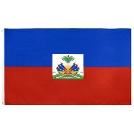 PringCor 3x5FT Flag of Haiti drapeau d'Haïti drapo Ayiti National Flag Hatian Creole