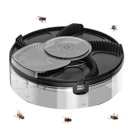 Electric Automatic Rotating Fly Trap Rechargeable Powerful Household Fly Trap for Family Indoor Use