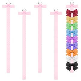 Yuomeaz 5PCS Hair Bow Organizer, Baby Headband Hair Bow Holder for Girls Bows Clips Storage, Hanging Hairbow Accessories Organizer Display