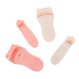 Baluue Travel Eyelash Curlers 4pcs Wide Angle Lash Makeup Tools Easy to Hold Comfortable Lash Clips