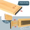 Lzerking Bamboo Drawer Dividers 4.65" High, Adjustable Dresser Drawer Organizers,