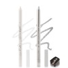 2 x Gel Eyeliner Waterproof, White Silver Smooth Cream Eyeliner