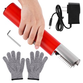 Powerful Electric Fish Scaler Remover, Cordless Fish Scraper Descaler Tool with Built-in 12v Rechargeable Battery, for Outdoor & Kitchen Use Efficient Fish Scale Cleaning