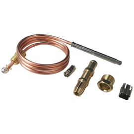 Thermocoupler Compatible for Robertshaw 1980-024 Thermostat Control Pilot Burner Assembly Snap Fit Universal Thermocouple (24"),Zafina-UP New Replacement