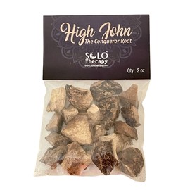 Solo Therapy High John The Conqueror Root , 2 oz , Ipomoea Jalapa , High John Root , for Spells, Magick, Charms, Drawing Luck, Financial Success, Increasing Love, Luck and Justice
