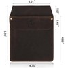 RingSun Genuine Leather Pocket Protector for Men, Durable Pocket Tool