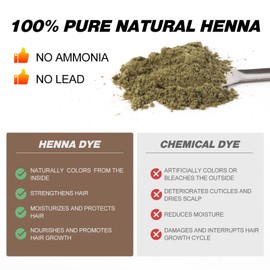 Simpout Spot Color Henna Hair Kit - 6 grams Powder & Henna Activator, Professional Spot Coloring Henna Hair Kit, Covers Grey Hair, Water and Smudge Proof, No Ammonia, No Lead (Black)