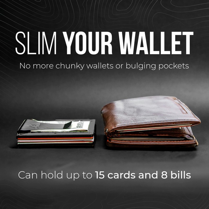 Mountain Voyage Co Leather Wallet - RFID-Blocking Card Holder with