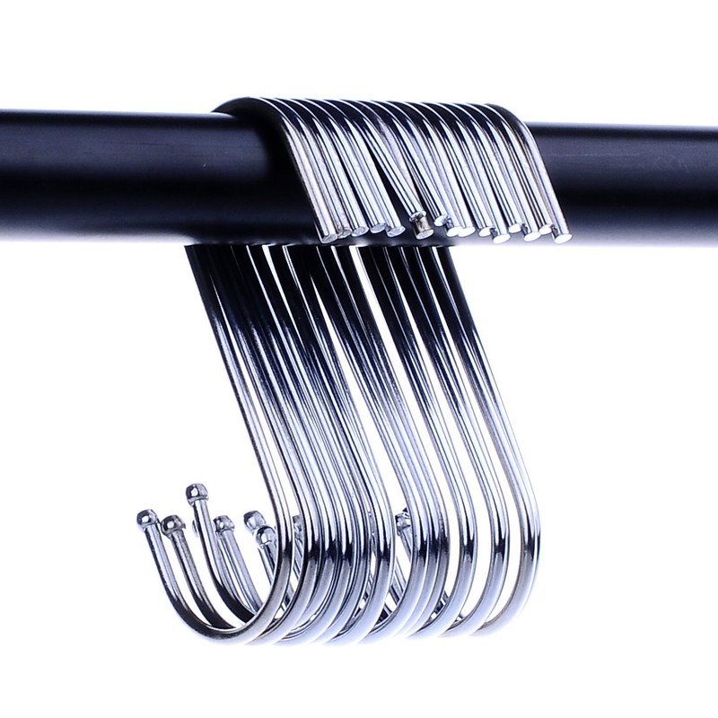 D-BUY 30 Pack 3.5 inch Heavy Duty S Hooks -