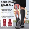 6 Pares Calcetines de Compresion Hombre y Mujer 20-30 mmhg,Medias