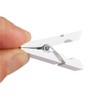 DECORA 100 x White Wooden Mini Clothes Pegs 3.5cm