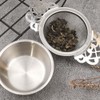 Filter Tea Mesh Fine Mesh Tea Strainers with Bowl Stainless