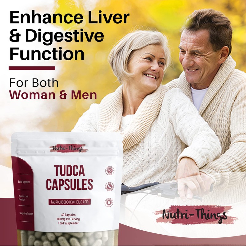 Tudca Capsules 500mg Tudca & Vegan HPMC Capsule