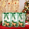 Sel Natural 12 Pcs Clear Gift Bags with Handles 7.1"x10.2"x3.2"