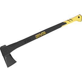 LEXIVON Wood Splitting Axe, Hatchet for Camping 36" - Ideal for Chopping, Tree-Felling and Firewood | Grade-A Carbon Steel, Fiberglass Handle & Ergonomic Grip | Protective Sheath Included (LX-V36S)