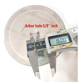 ILOVETOOL Gem Stone Cutting Saw Arbor 5/8" Rim 0.4mm 110mm Diamond Lapidary Cutter Pack of 10Pcs