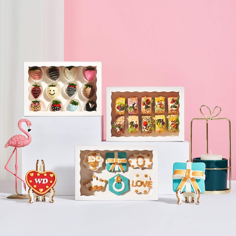 JCXPACK 12PCS 10 x 7 x 2.5 inches Premium Fancy
