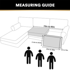 PrinceDeco Velvet Couch Cushion Cover Soft Stretch Cushion Slipcover for Chair Loveseat Sofa Cushion Furniture Protector Seat Cushion Sofa Cover (2 Piece Large Sofa Cushion Covers, Grey)