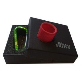 Ring Skins - Standard Skin [ Ring Protector/Guard/Safe/Cover ] (Red, Large)