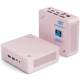 NIMO Mini-PC, 8GB RAM 512GB M.2 SSD Intel 12th Gen N100(Beat i3-1115G4) 4 Cores Desktop Mini PC, Support Upgrade Desktop PC Windows 11 Triple 4K HDMI USB3.2 BT5.2 WiFi 6 Students-Business Home Office