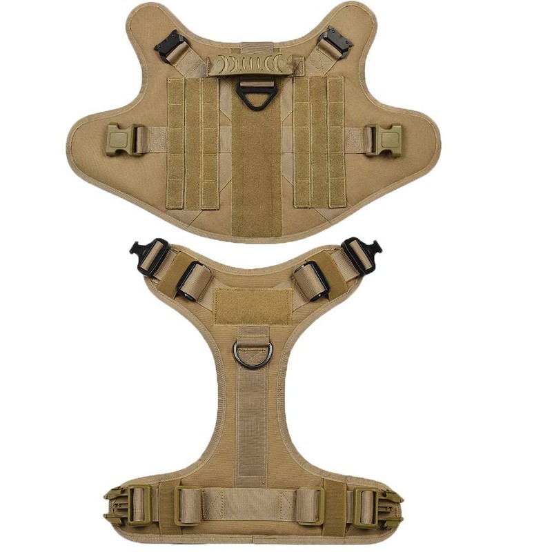 FEimaX Tactical Dog Harness for Military Patrol Working Dog No