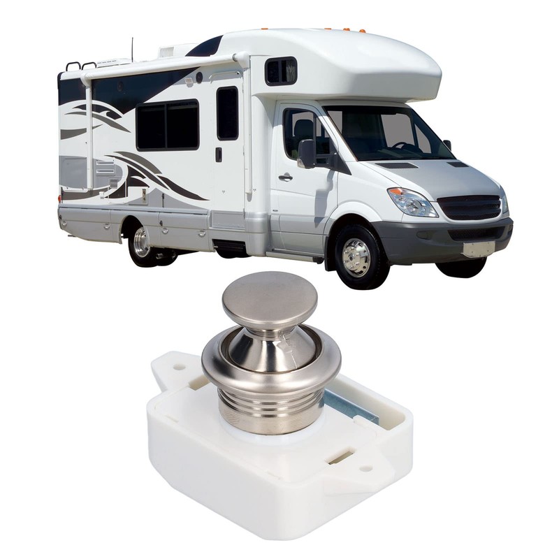 Push Button,Universal Cabinet Push Button Catch Lock Door Knob Yachts