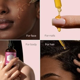 Aceite de jojoba de Leven Rose - Aceite Puro Prensado en Frío Natural sin Refinar para Piel, Cabello y Uñas - 4 onzas.