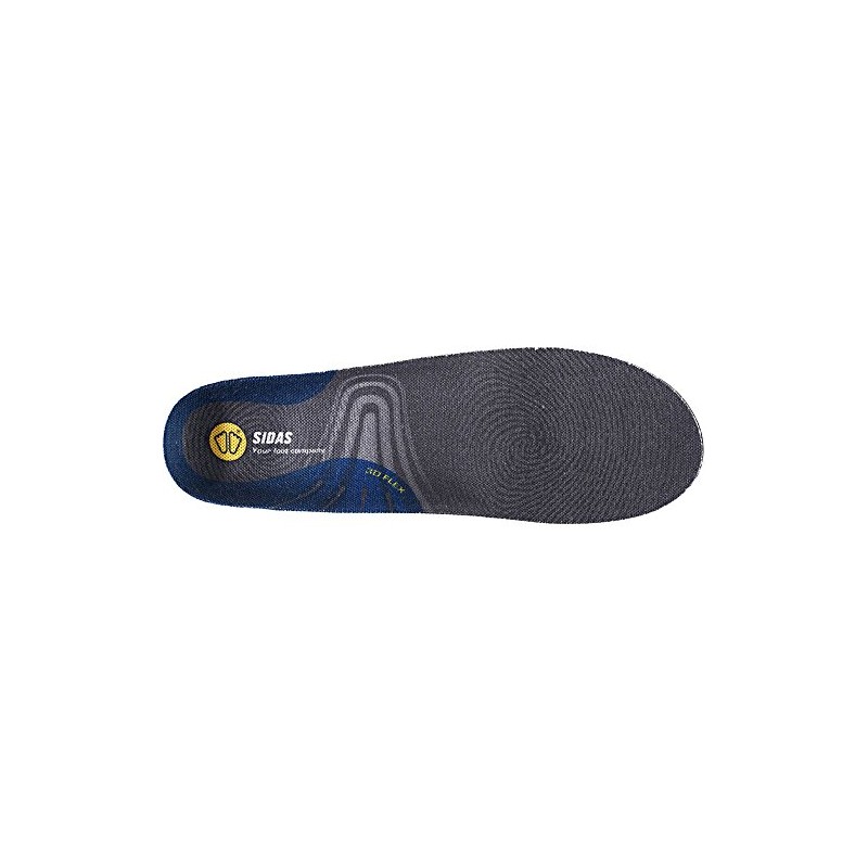 Sidas Flexible 3D-Einlegesohlen, grau, Größe XS (Herren 3 bis 4/Damen