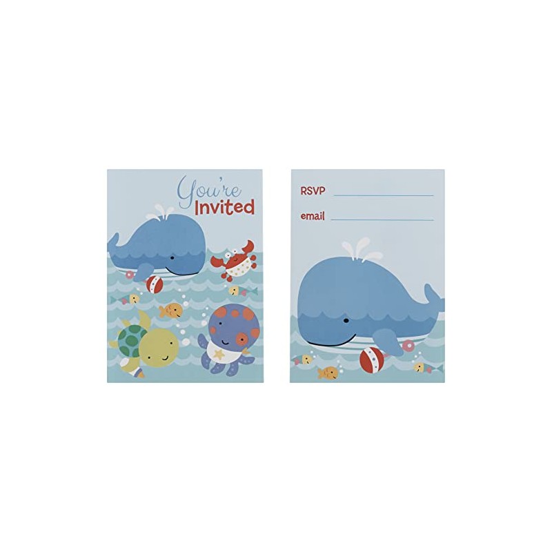 Unique Party 42407 - Under The Sea Party Invitations, Pack