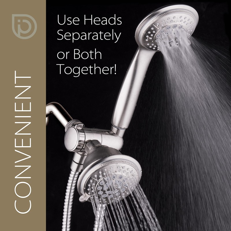 Hydroluxe For California High Pressure 24-setting Handheld & Rain Shower