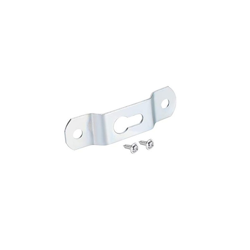 sourcing map Keyhole Hanging Plate, 49mm x 13mm Single Hole