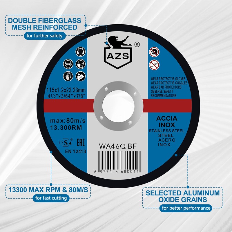 Cut Off Wheels 4 1/2 inch Thin Metal & Stainless