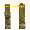 IronSeals Tactical Flashlight Pouch Holster Case Belt Pouch, Molle EDC