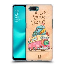 Head Case Designs Open Road Nomade Soft Gel Handyhülle Hülle kompatibel mit Oppo R15x