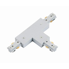 White 240V Single Circuit Track T Shape Connector Accessory Track Lighting