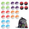 Tinoaly 24pcs Baseball Training Balls, 1.65in Small Baseball Golf Practice