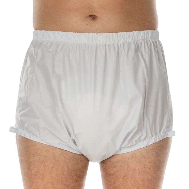 Suprima 1-311-040 Unisex Incontinence PVC Briefs Size 44 Milk