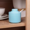 8 oz Sugar Bowl with Lid and Spoon,Ceramic Sugar Jar