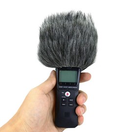 Furry Windscreen Muff Foam Filter Microphone Windproof For Zoom H1 Recorder Mic Spare Parts
