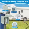 BEBOBLY 30 Amp RV Power Outlet Box, 125 Volt NEMA