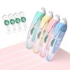 4pack Refillable Retractable Scrapbook Tape& 4 Replacement Refills, 5M*6mm Double