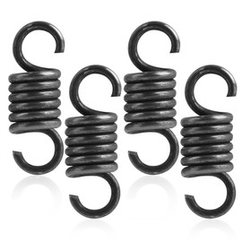 Annlpoy Pack of 4 Stainless Steel Tension Springs with Hooks Springs Metal Tension Spring 50 mm Length 15 mm Outer Diameter 3 mm Wire Diameter Maximum Tensile Force 12 kg - 3 x 15 x 50 mm